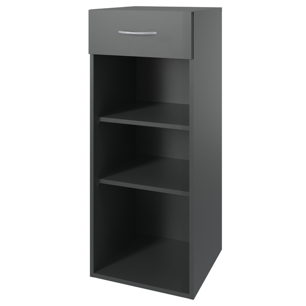 Regál MULTIRAUMKONZEPT 339, grafitová, šírka 30 cm 1