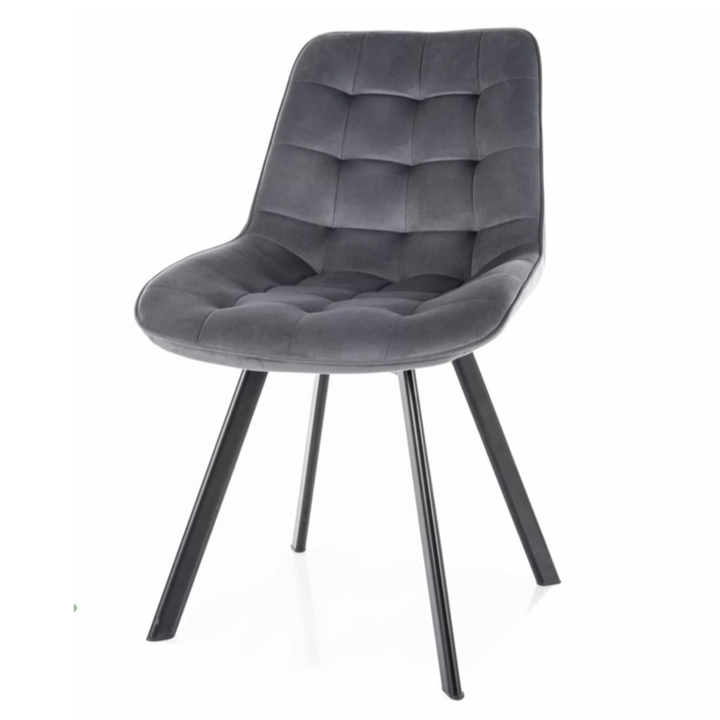 Jedálenská stolička MUNTA sivá 1