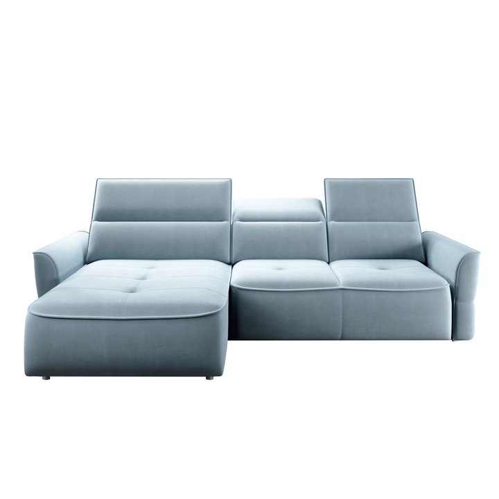 Sedacia súprava MURILLO ľavá, svetlomodrá 1