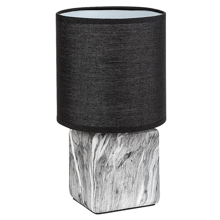 Stolná lampa NALISA čierna/sivá 1