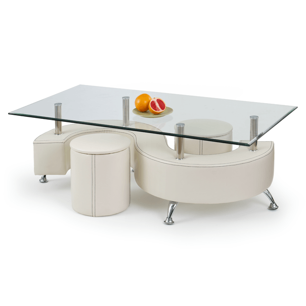 Konferenčný stolík NANO 3H biela 1