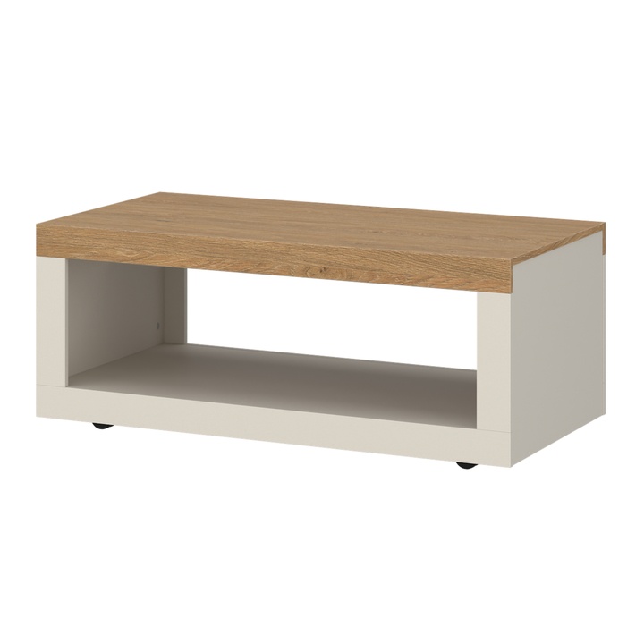 Konferenčný stolík NAXXAR kašmírová/dub stone 1