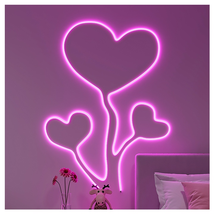 LED RGB pásik NEON dĺžka 3 m 1