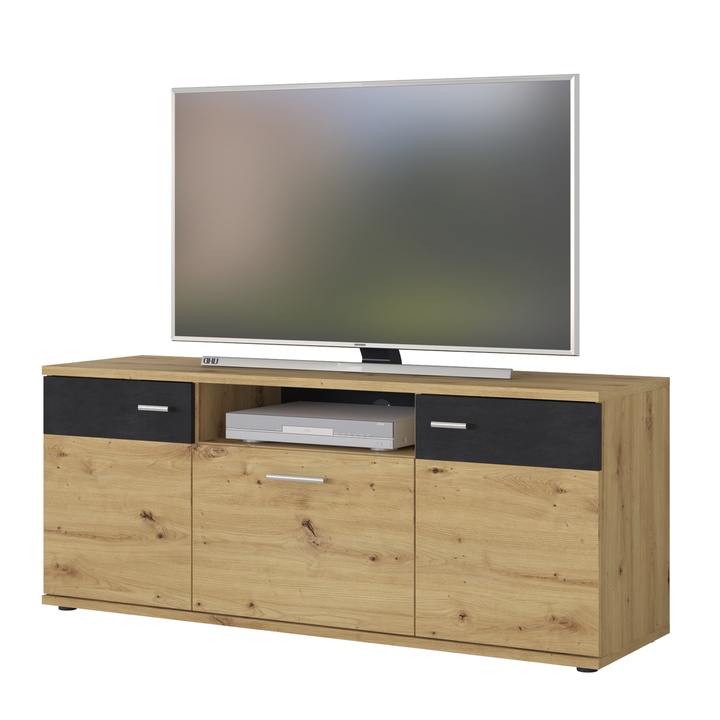 TV komoda NICOLAS dub artisan, výška 59 cm 1