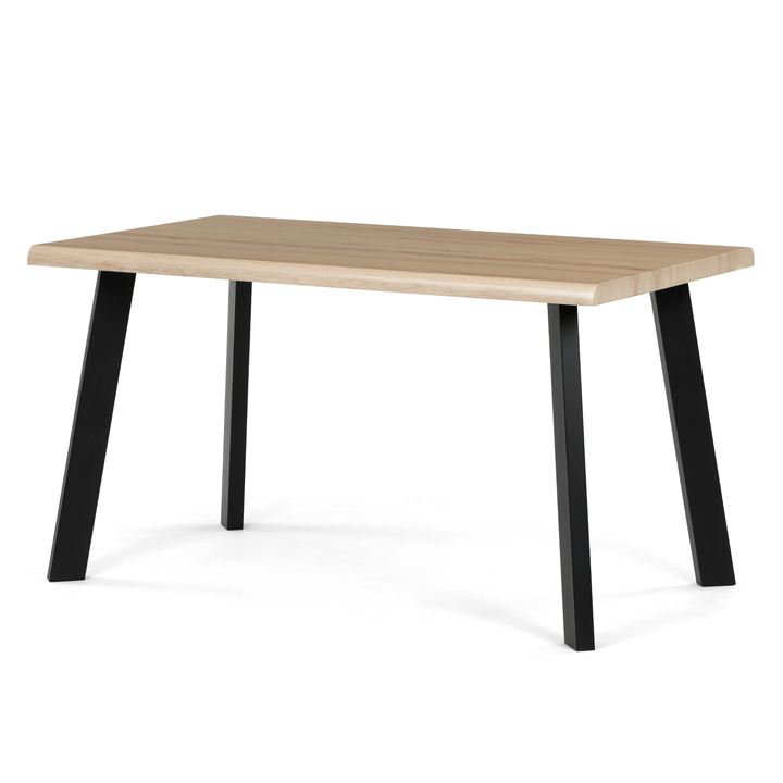 Jedálenský stôl NIFON divoký dub/čierna, šírka 140 cm 1