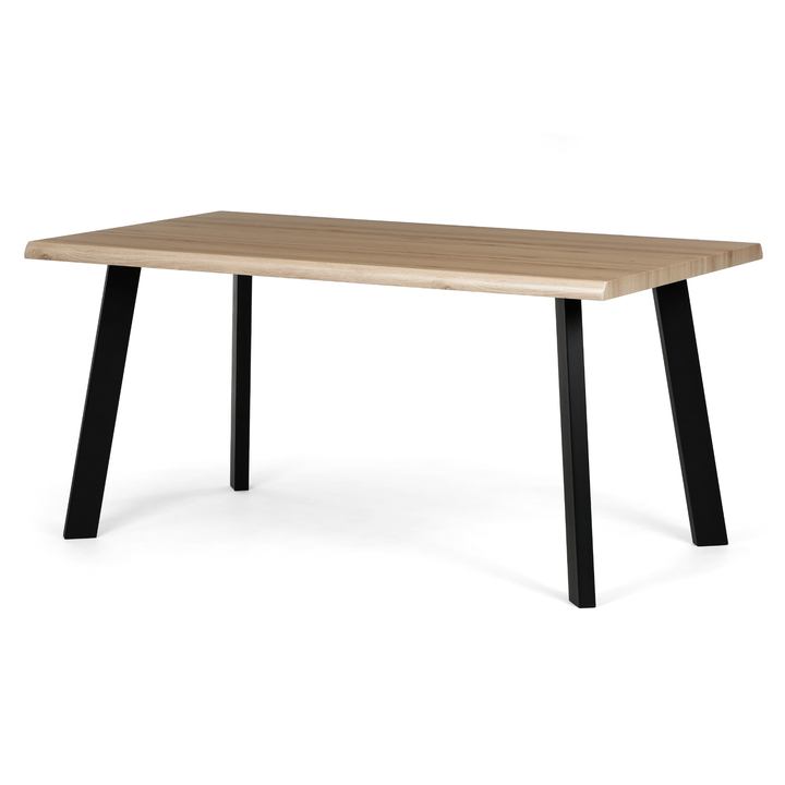 Jedálenský stôl NIFON divoký dub/čierna, šírka 160 cm 1