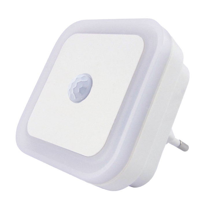 Nočná lampa do zásuvky NIGHT biela 1