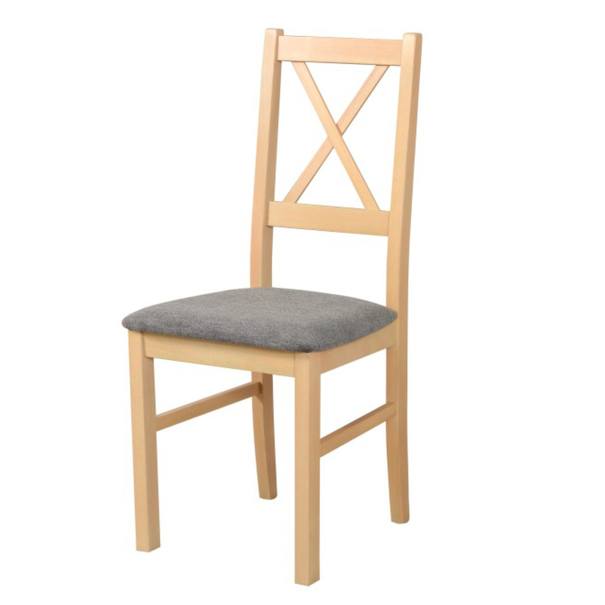 Jedálenská stolička NILA 10 dub grandson/tmavosivá 1