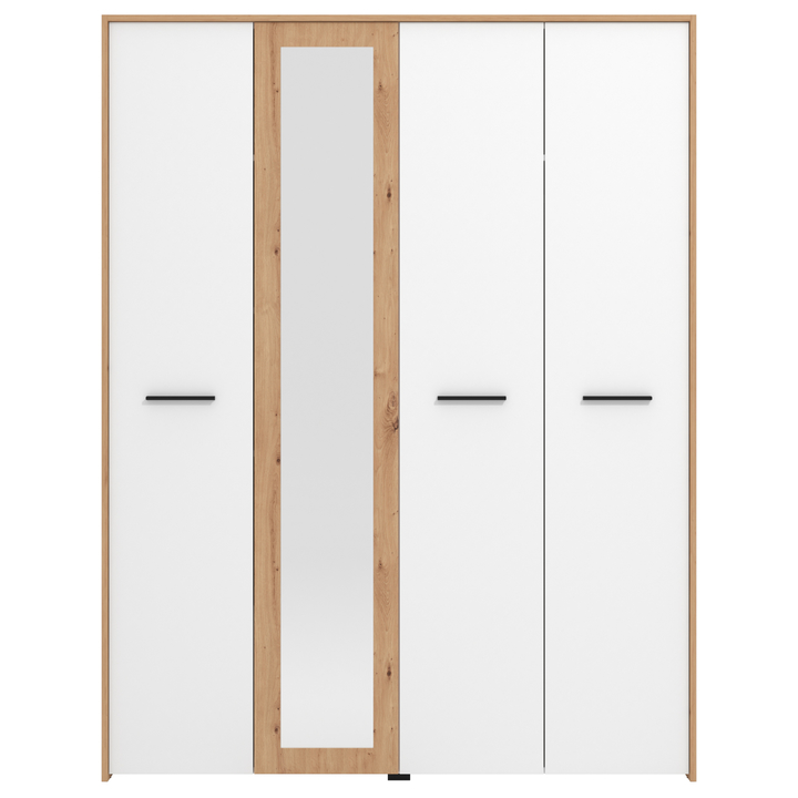 Šatníková skriňa NIMONA I dub artisan/biela 1