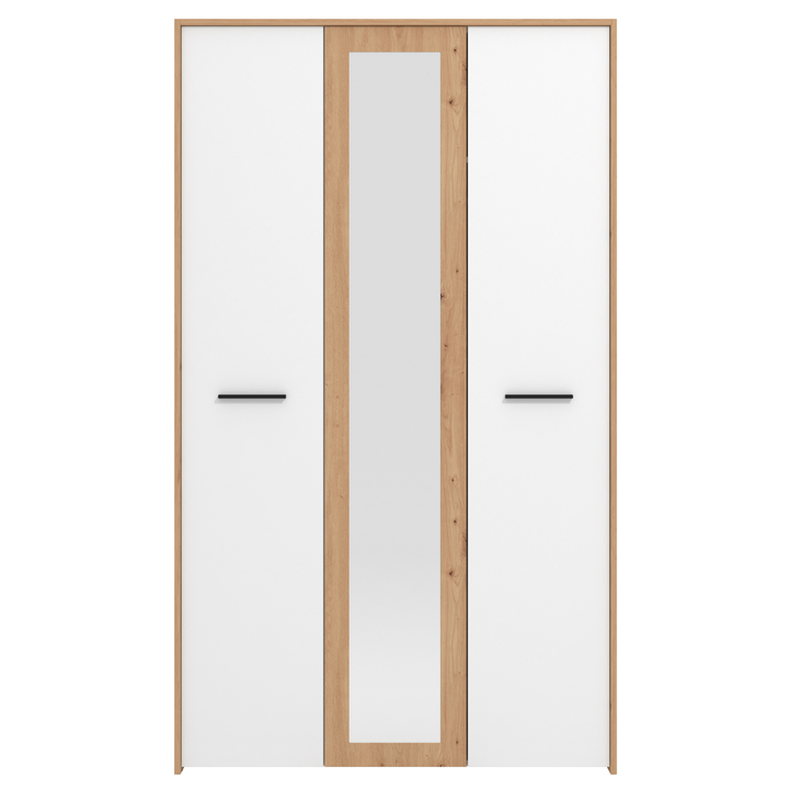 Šatníková skriňa NIMONA II dub artisan/biela 1