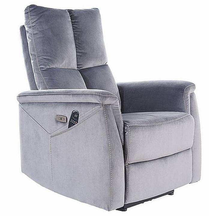 Relaxačné kreslo NIPTEN sivá 1