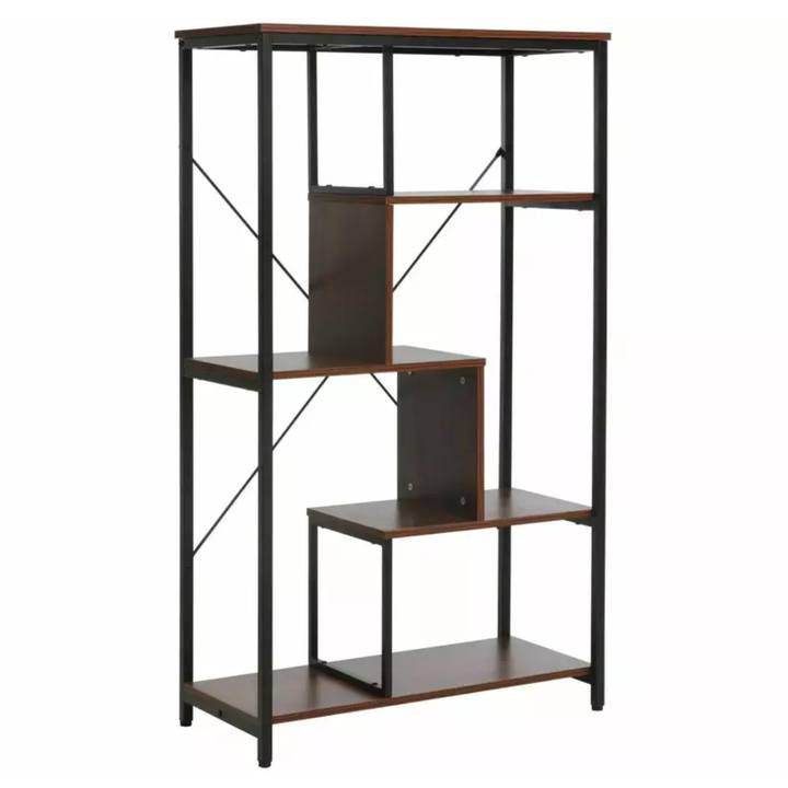 Regál NIT B orech/čierna 1