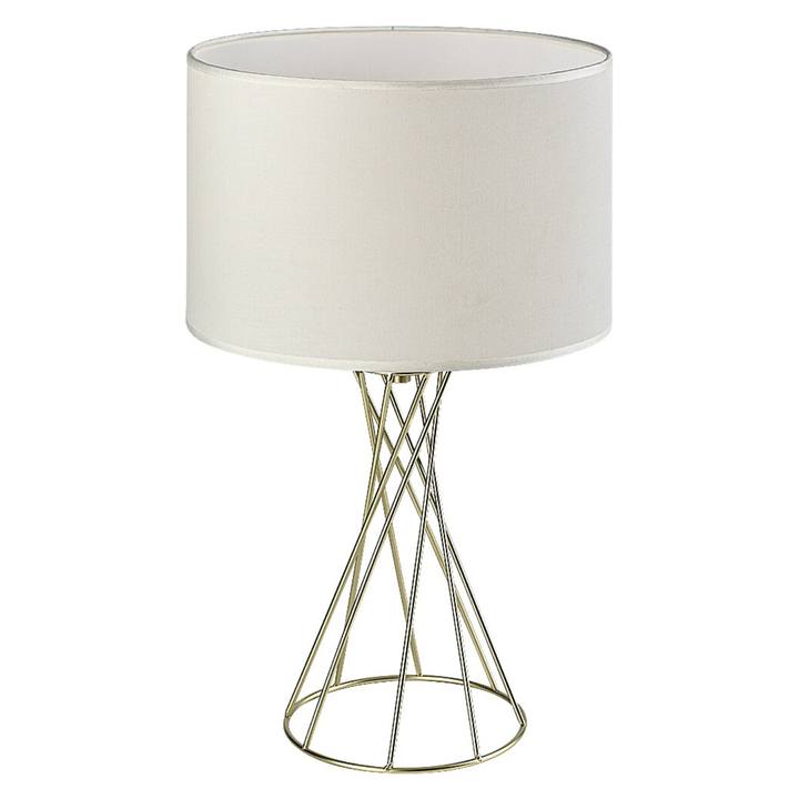 Stolná lampa NIVRA biela/zlatá 1
