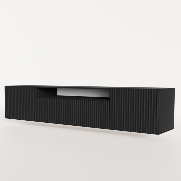 Závesný TV stolík NONIE čierna 1