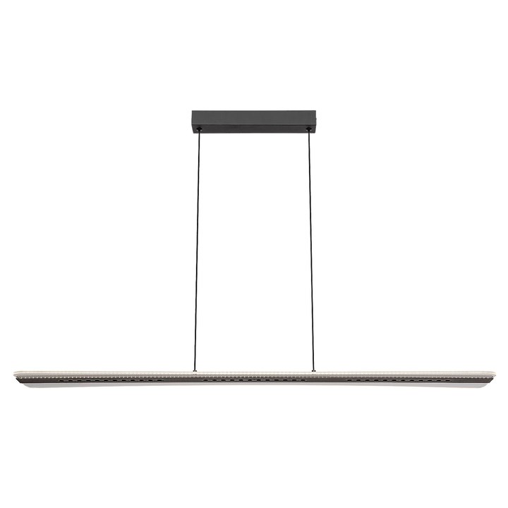 Závesné svietidlo NORAEL čierna/priehľadná 1