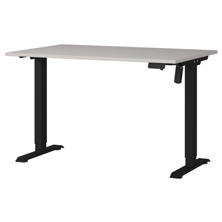 Písací stôl NORDA kašmírová/čierna, šírka 120 cm 1