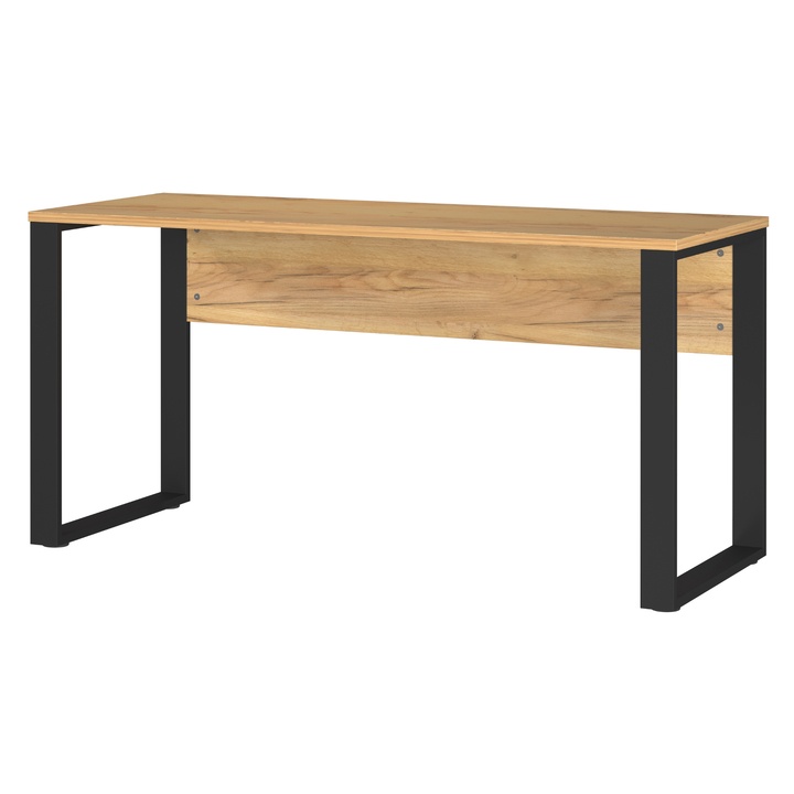 Písací stôl NORDA dub/čierna, šírka 150 cm 1