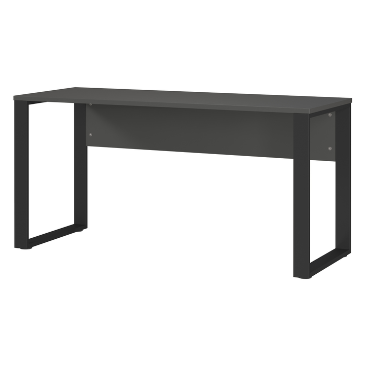 Písací stôl NORDA grafitová/čierna, šírka 150 cm 1