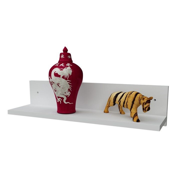 Nástenná polica NOVELLA biela 1