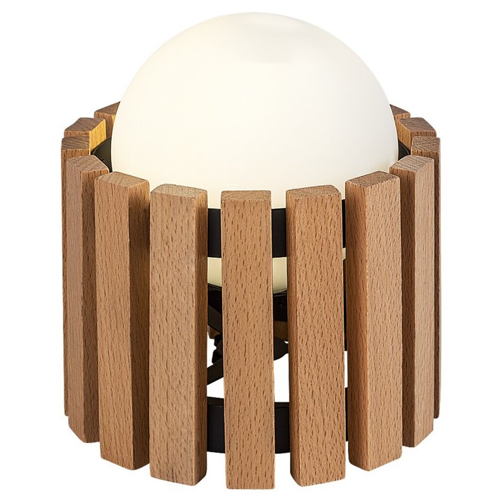 Stolná lampa NOXELLE dub/biela 1