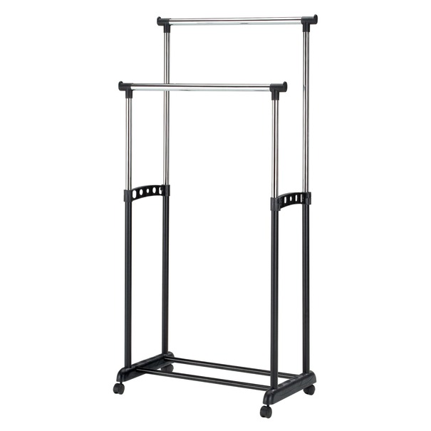 Pojazdný stojan NUVO 1 čierna/chróm 1