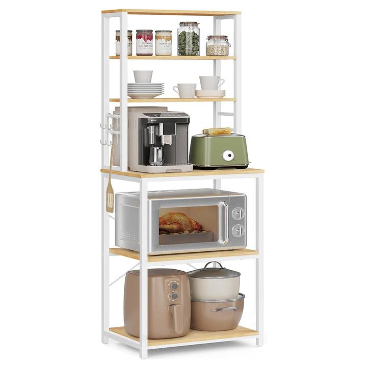 Regál NYKO 8 dub/biela 1