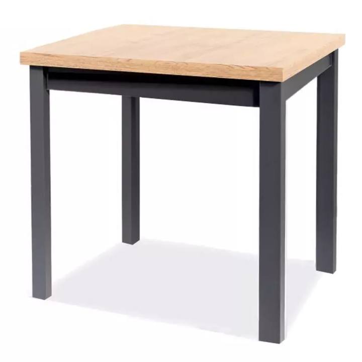 Jedálenský stôl ODOM 5 dub artisan/čierna 1