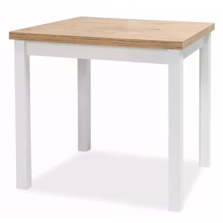 Jedálenský stôl ODOM 5 dub lancelot/biela 1