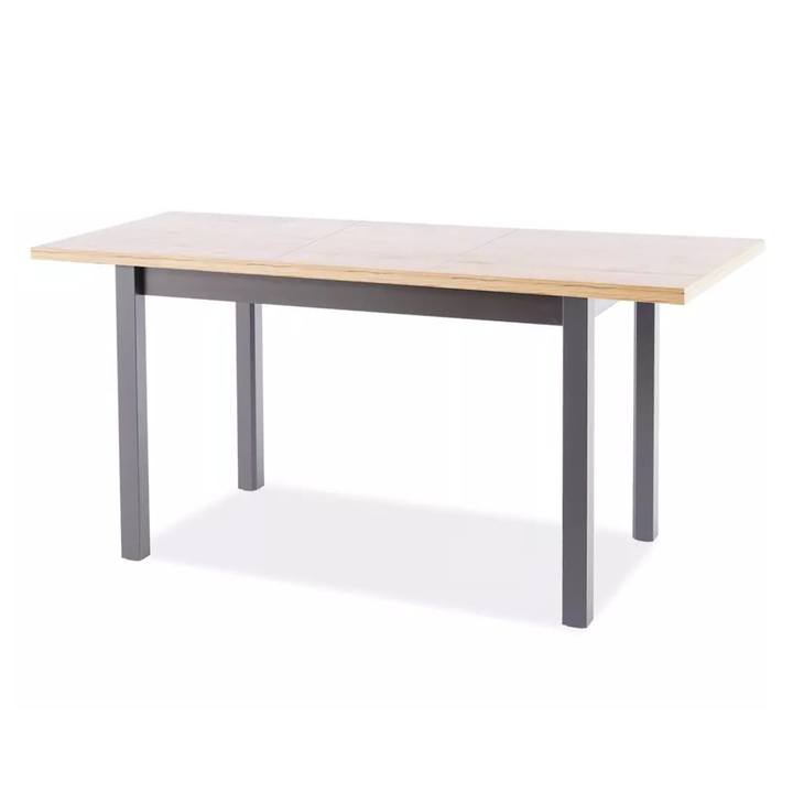 Jedálenský stôl ODOM 5 dub artisan/čierna 1