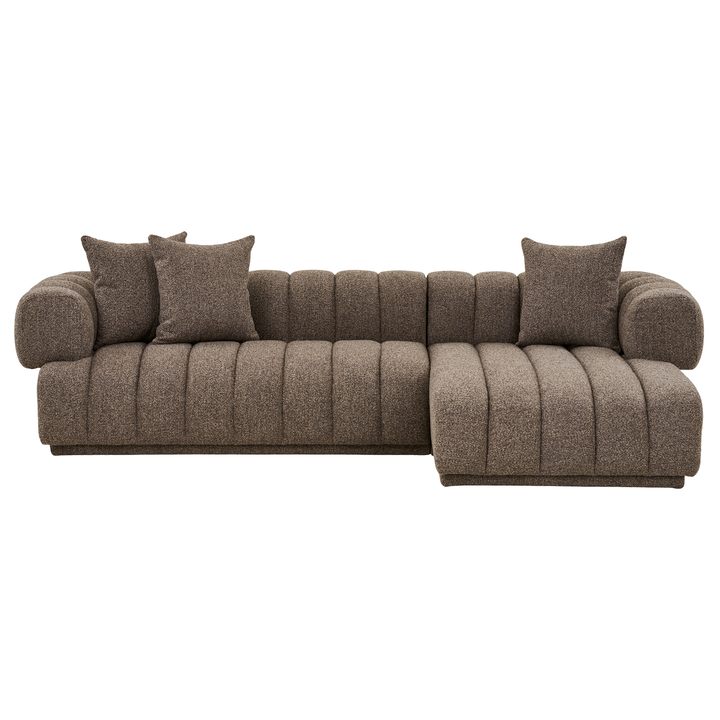 Sedacia súprava OERURO pravá, hnedá 1