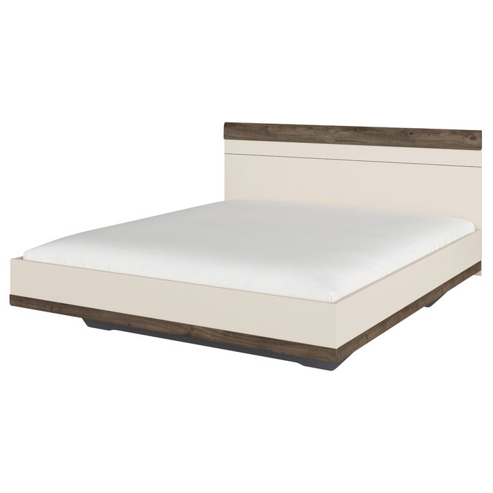 Posteľ OJSA šampanské/dub atlantic tmavý, 180x200 cm 1