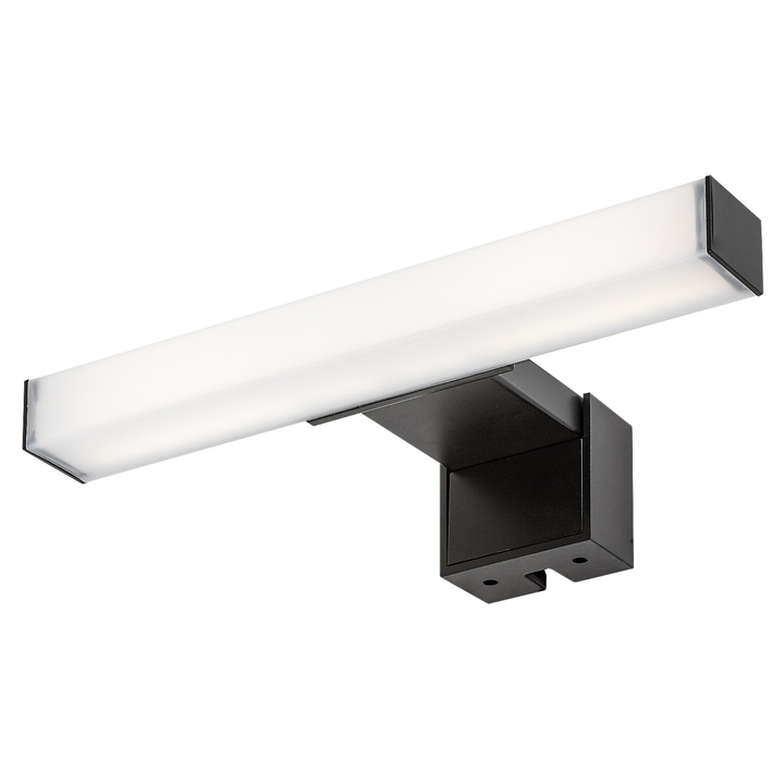 Kúpeľňové nástenné LED svietidlo OLIRO čierna, šírka 20 cm 1