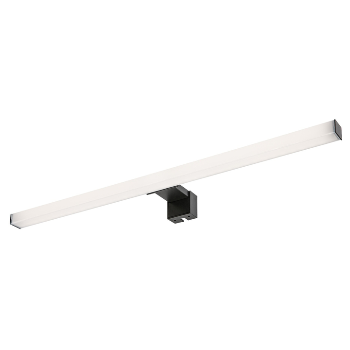 Kúpeľňové nástenné LED svietidlo OLIRO čierna, šírka 60 cm 1