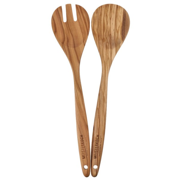 Šalátový príbor OLIVE 2 ks, olivové drevo 1