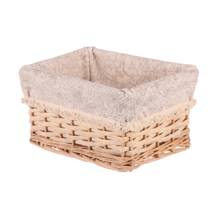 Košík s látkou OLIVIER II šírka 21 cm 1