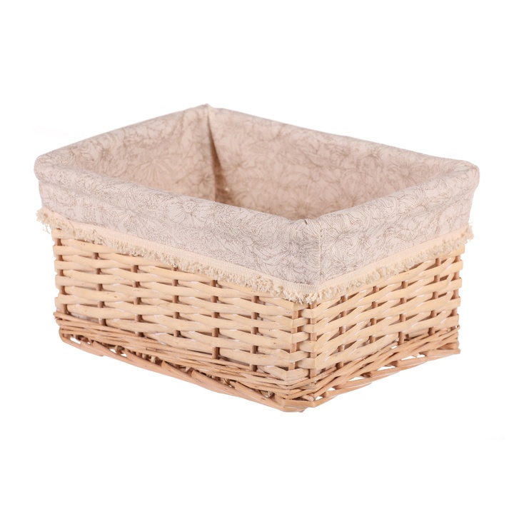 Košík s látkou OLIVIER II šírka 26 cm 1