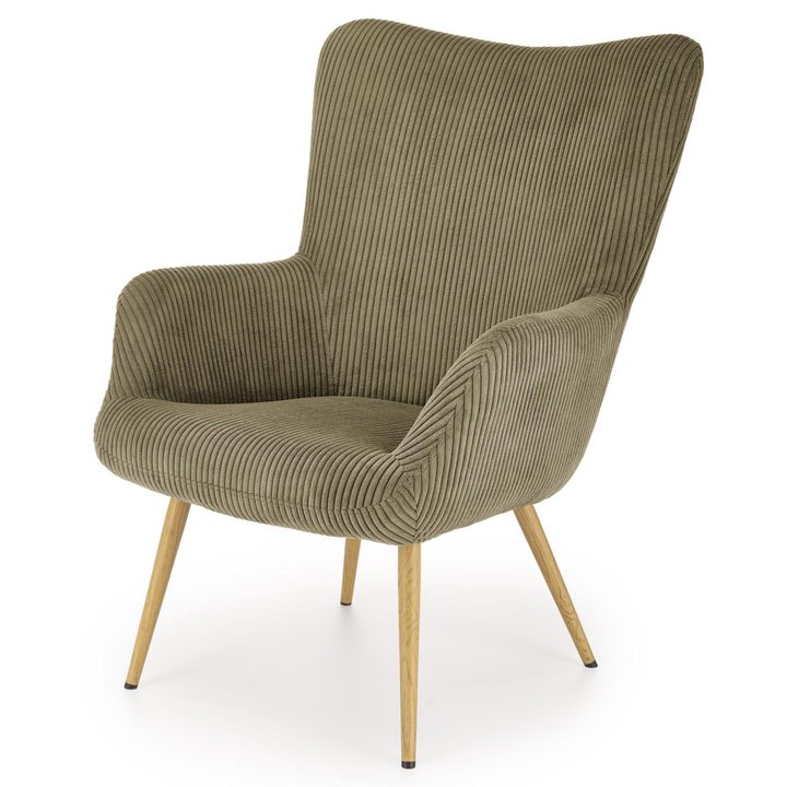 Kreslo OMORU olivová 1