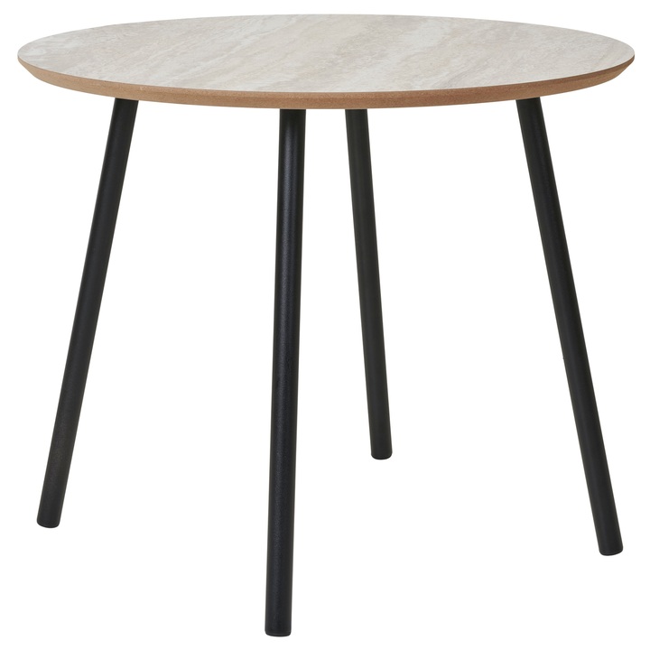 Konferenčný stolík OOLST čierna/béžová 1