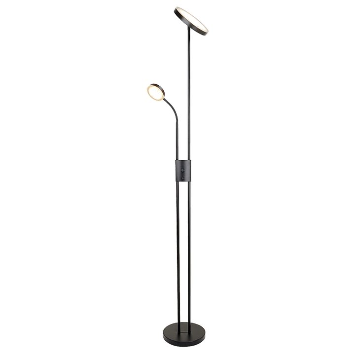 Stojacia LED lampa OPHUS čierna 1