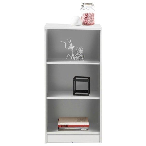 Regál/knižnica OPTIMUS biela 1