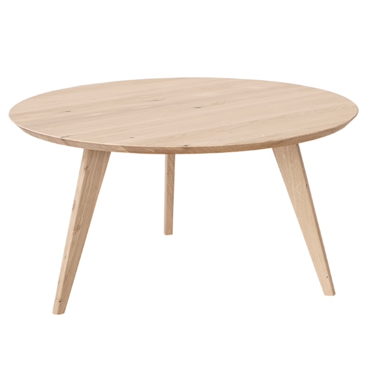 Konferenčný stolík ORB bielený dub, 90 cm 1