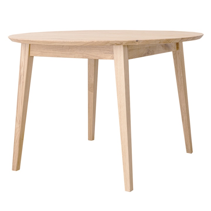 Jedálenský stôl ORB bielený dub, 110 cm 1