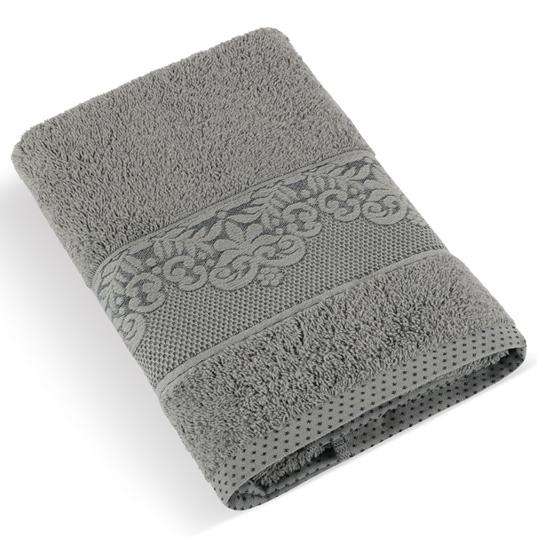 Osuška ORCHIDEA tmavosivá, 70x140 cm 1