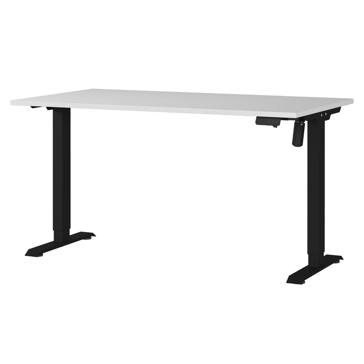 Písací stôl ORFI svetlosivá/čierna, šírka 140 cm 1