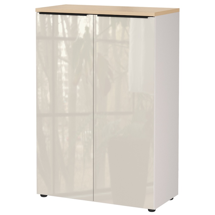 Komoda  ORGON I kašmírová/dub lindberg 1