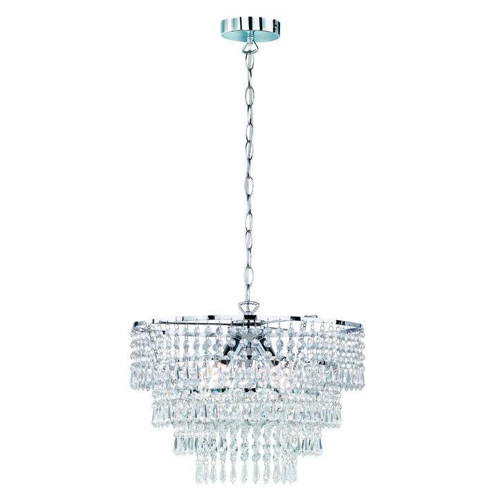 Závesné svietidlo ORIENT 2 chróm/priehľadná 1