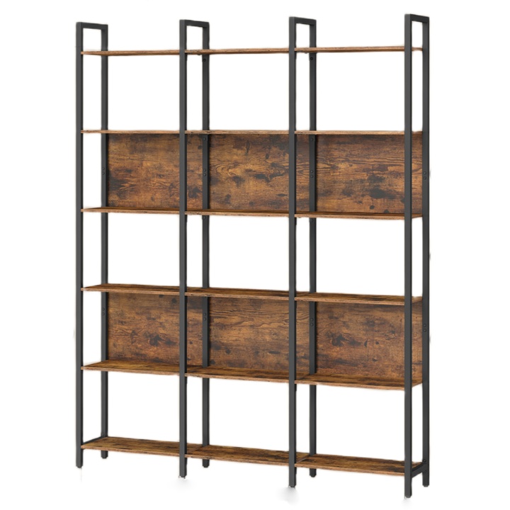 Regál ORIVE 3 hnedá/antracitová 1