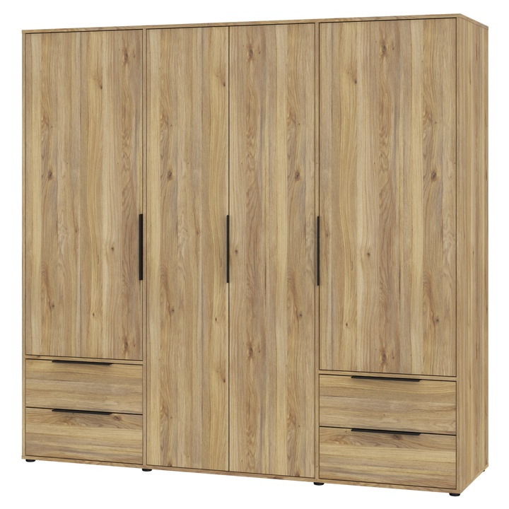 Šatní skriňa ORKYN II dub mauvella 1