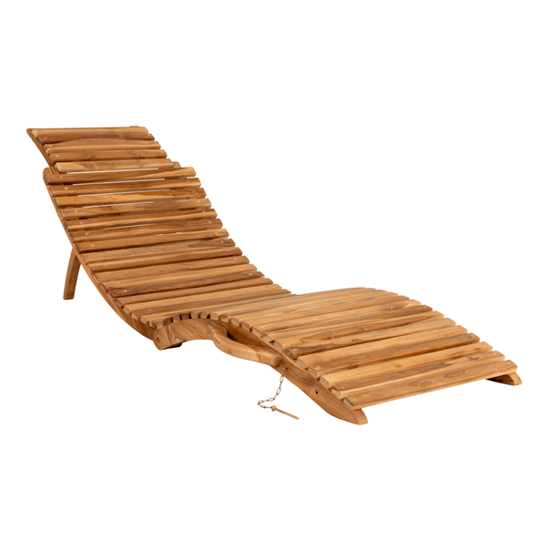 Záhradné ležadlo ORRAITO teak 1