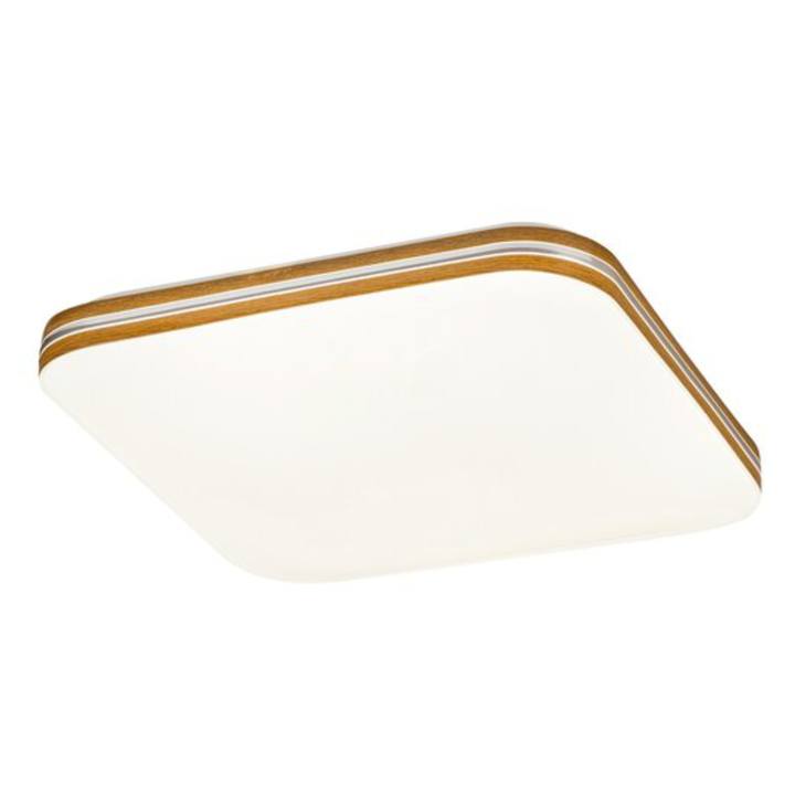 Stropné LED svietidlo OSCAR 2 biela/hnedá, priemer 33 cm 1